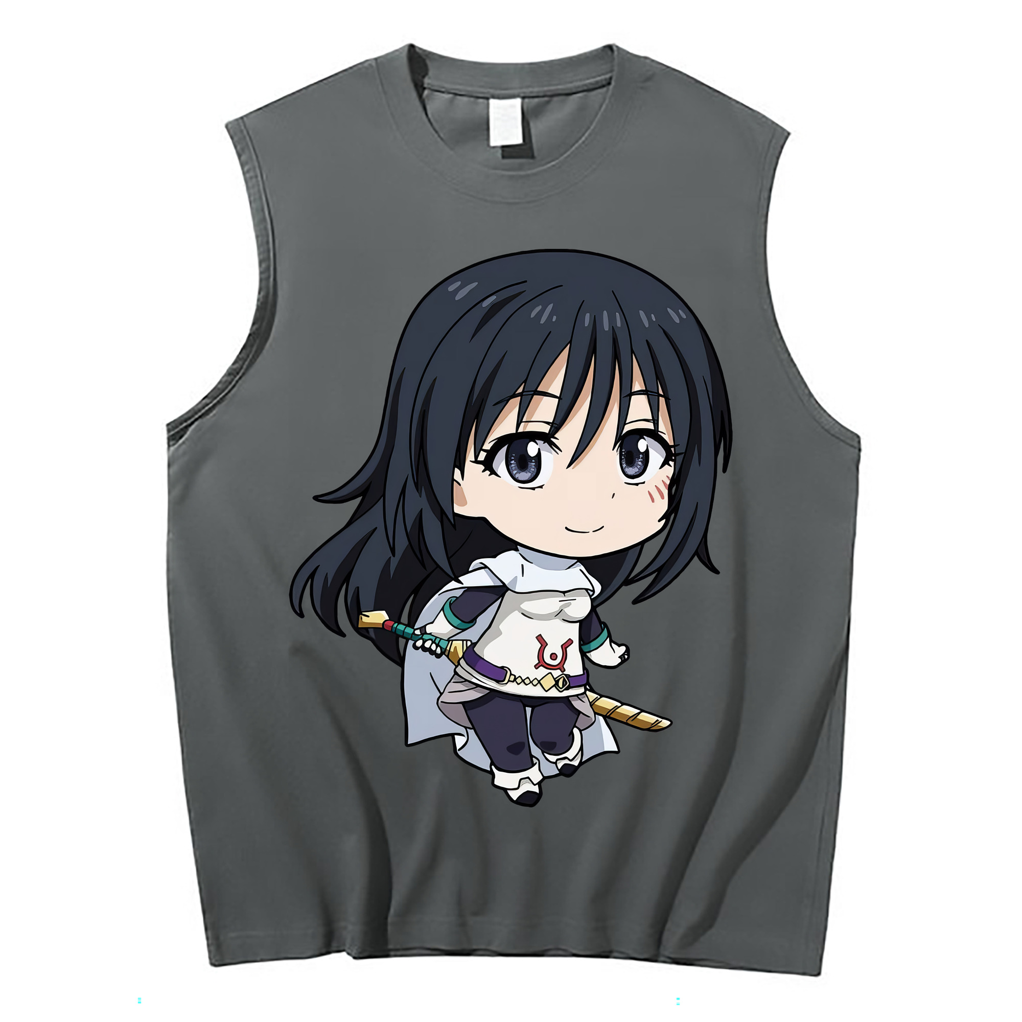 （画像用） 転スラ Regarding Reincarnated to Slime コットン100％タンクトップ（フロントプリント）